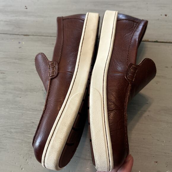 Born Shoes Mahogany Brown Leather Axel Slip On Loafer Mens 13 M main image 7